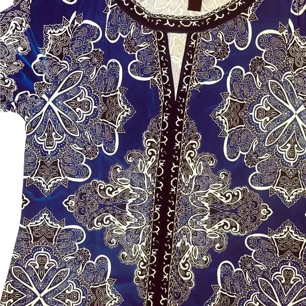 I.N.C beautiful long sleeve shirt dress - Picture 9 of 16